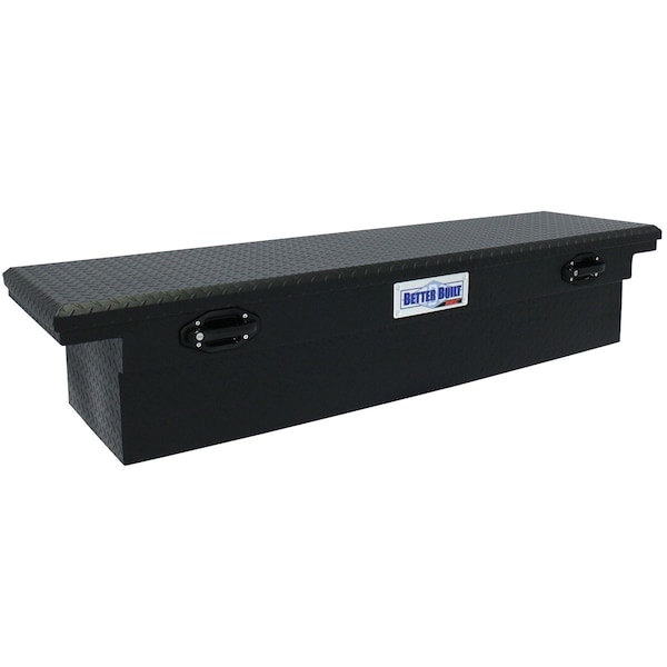 70IN CROSSOVER SINGLE LID, LOW-PRO, TRUCK TOOL BOX, MATTE BLACK